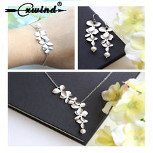Load image into Gallery viewer, Cxwind Fashion Orchid Flower Pendant Boho Flower Necklace Charm Jewelry For Women Party Dress Accessories Gift