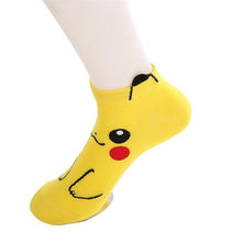 Load image into Gallery viewer, Epous 2019 New Pokemon Pikachu Charmander Psyduck Squirtle Casual Socks 3D Printed Cartoon Ankle Socks Kawaii Harajuku Socks