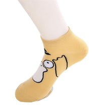 Load image into Gallery viewer, Epous 2019 New Pokemon Pikachu Charmander Psyduck Squirtle Casual Socks 3D Printed Cartoon Ankle Socks Kawaii Harajuku Socks