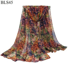 Load image into Gallery viewer, 2019 Women Spring Autumn Scarf Fashion Balinese cotton linen Scarves Shawls And Wraps Lady Foulard Flower Hijab Stoles Wholesale