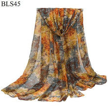 Load image into Gallery viewer, 2019 Women Spring Autumn Scarf Fashion Balinese cotton linen Scarves Shawls And Wraps Lady Foulard Flower Hijab Stoles Wholesale