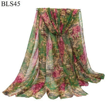 Load image into Gallery viewer, 2019 Women Spring Autumn Scarf Fashion Balinese cotton linen Scarves Shawls And Wraps Lady Foulard Flower Hijab Stoles Wholesale