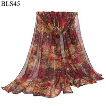 Load image into Gallery viewer, 2019 Women Spring Autumn Scarf Fashion Balinese cotton linen Scarves Shawls And Wraps Lady Foulard Flower Hijab Stoles Wholesale