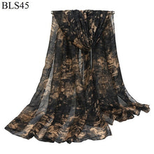 Load image into Gallery viewer, 2019 Women Spring Autumn Scarf Fashion Balinese cotton linen Scarves Shawls And Wraps Lady Foulard Flower Hijab Stoles Wholesale