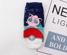 Load image into Gallery viewer, Epous 2019 New Pokemon Pikachu Charmander Psyduck Squirtle Casual Socks 3D Printed Cartoon Ankle Socks Kawaii Harajuku Socks