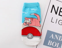 Load image into Gallery viewer, Epous 2019 New Pokemon Pikachu Charmander Psyduck Squirtle Casual Socks 3D Printed Cartoon Ankle Socks Kawaii Harajuku Socks