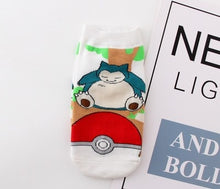 Load image into Gallery viewer, Epous 2019 New Pokemon Pikachu Charmander Psyduck Squirtle Casual Socks 3D Printed Cartoon Ankle Socks Kawaii Harajuku Socks