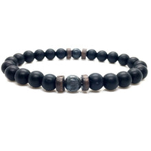 Load image into Gallery viewer, Lava Stone Men Bracelet Natural Moonstone Bead Tibetan Buddha Bracelet Chakra Diffuser Bracelets Men Jewelry Gifts Drop Shipping