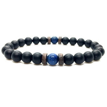 Load image into Gallery viewer, Lava Stone Men Bracelet Natural Moonstone Bead Tibetan Buddha Bracelet Chakra Diffuser Bracelets Men Jewelry Gifts Drop Shipping