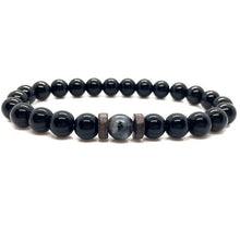 Load image into Gallery viewer, Lava Stone Men Bracelet Natural Moonstone Bead Tibetan Buddha Bracelet Chakra Diffuser Bracelets Men Jewelry Gifts Drop Shipping