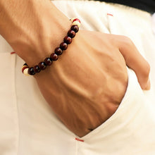 Load image into Gallery viewer, Lava Stone Men Bracelet Natural Moonstone Bead Tibetan Buddha Bracelet Chakra Diffuser Bracelets Men Jewelry Gifts Drop Shipping