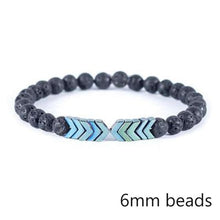 Load image into Gallery viewer, Lava Stone Men Bracelet Natural Moonstone Bead Tibetan Buddha Bracelet Chakra Diffuser Bracelets Men Jewelry Gifts Drop Shipping