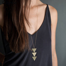 Load image into Gallery viewer, New Fashion Statement Pendant Necklace Trendy Women's Simple Choker Necklace Long Sliver Chain Collier Femme Party  Jewelry Gift
