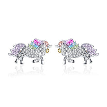 Load image into Gallery viewer, Cute Unicorn Necklace Fashion Cartoon Horse Jewelry Accessories For Girls Children Kids Women Party Animal Pendant Bracelet Set