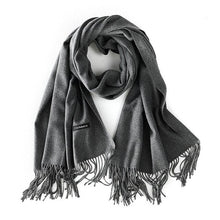 Load image into Gallery viewer, 2019 luxury brand soild cashmere women scarf winter warm shawl and wraps bandana pashmina soft long female foulard thick blanket