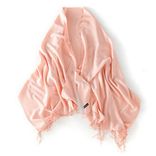 Load image into Gallery viewer, 2019 luxury brand soild cashmere women scarf winter warm shawl and wraps bandana pashmina soft long female foulard thick blanket