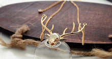 Load image into Gallery viewer, Harry Christmas Hogwarts Potter mascot Elk crystal alloy necklace women Accessories jewelry gift