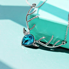 Load image into Gallery viewer, Harry Christmas Hogwarts Potter mascot Elk crystal alloy necklace women Accessories jewelry gift