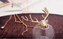 Load image into Gallery viewer, Harry Christmas Hogwarts Potter mascot Elk crystal alloy necklace women Accessories jewelry gift