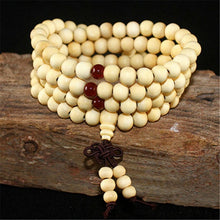 Load image into Gallery viewer, 108 Wooden Beaded Bracelet Men Wenge Prayer Beads Tibetan Buddhist Mala Rosary Bracelets For Women  Wood pulsera hombre Jewelry